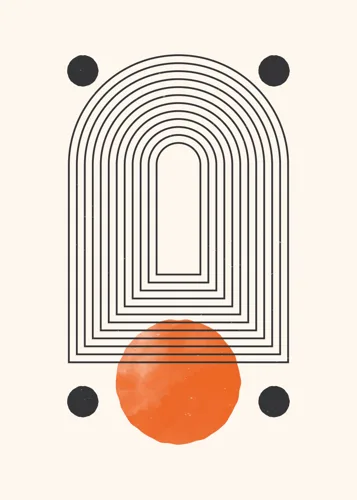 Boho Abstract No. 34 — downloadable digital art print