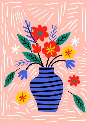 Flower Botanical No. 402 — downloadable digital art print