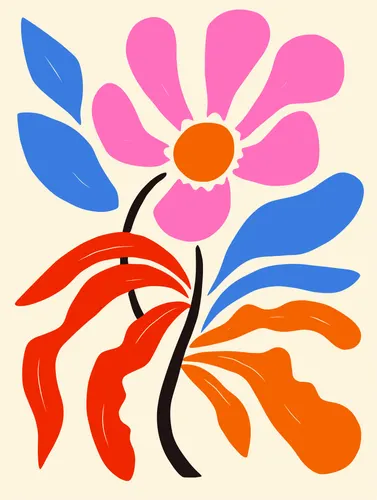Flower Botanical No. 401 — downloadable digital art print