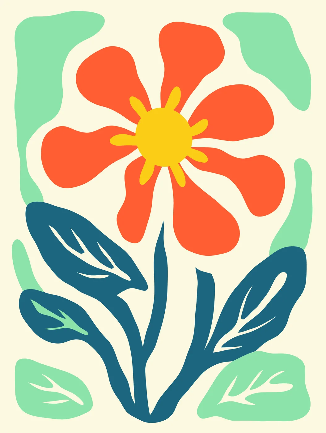 Flower Botanical No. 293 — downloadable digital art print