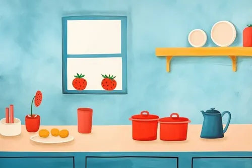 Kitchen No. 64 — downloadable digital art print