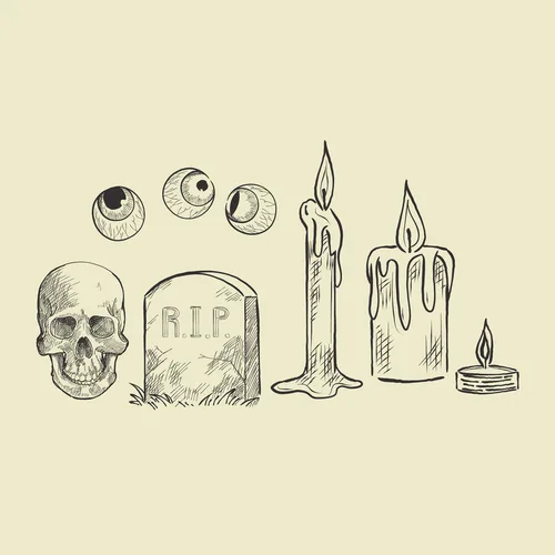 Halloween No. 40 — downloadable digital art print