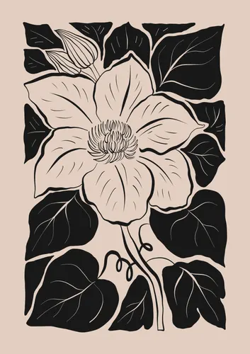 Flower Botanical No. 362 — downloadable digital art print