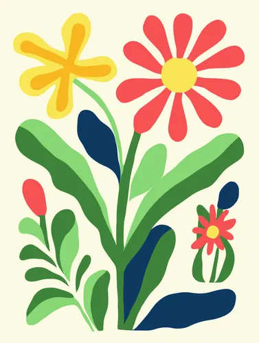 Flower Botanical No. 443 — downloadable digital art print
