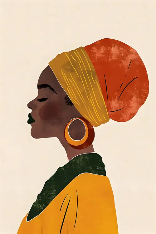 African & Juneteenth No. 19 — downloadable digital art print