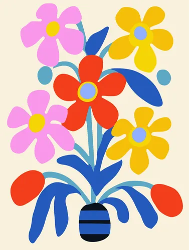 Flower Botanical No. 295 — downloadable digital art print