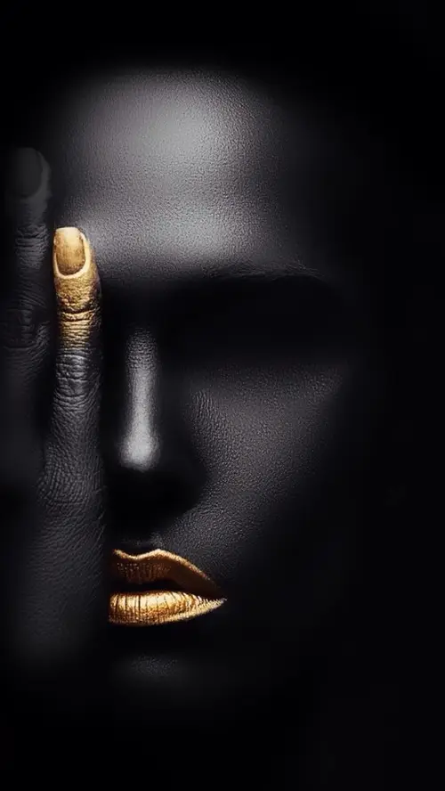 Black & Gold No. 05 — downloadable digital art print