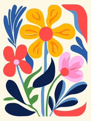 Flower Botanical No. 77 — downloadable digital art print