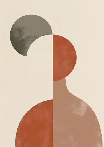 Boho Abstract No. 100 — downloadable digital art print
