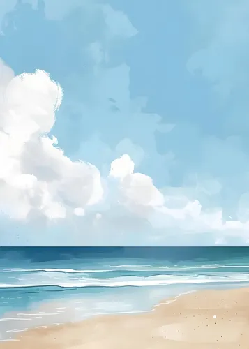 Beach No. 246 — downloadable digital art print