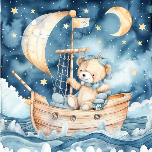 Nursery Kids No. 18 — downloadable digital art print