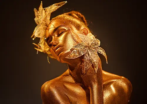 Black & Gold No. 34 — downloadable digital art print