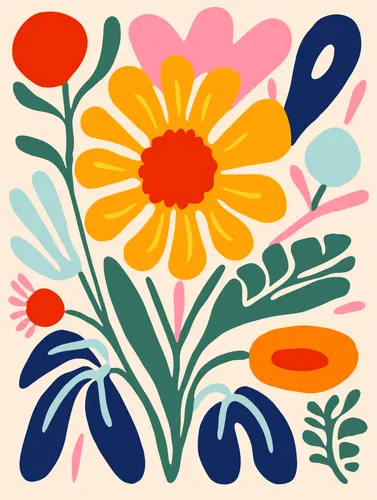 Flower Botanical No. 91 — downloadable digital art print