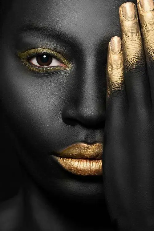 Black & Gold No. 07 — printable wall art