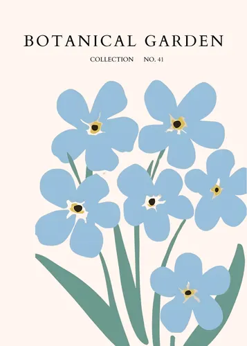 Flower Botanical No. 481 — downloadable digital art print