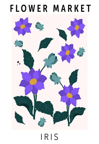 Flower Botanical No. 120 — downloadable digital art print