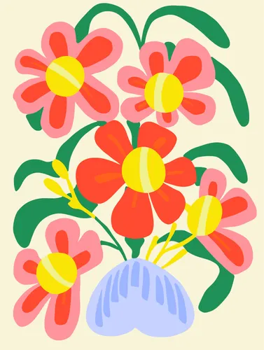 Flower Botanical No. 299 — downloadable digital art print
