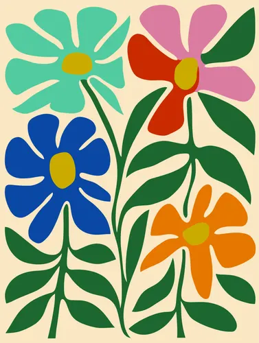 Flower Botanical No. 315 — downloadable digital art print