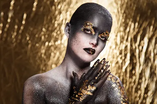 Black & Gold No. 35 — downloadable digital art print