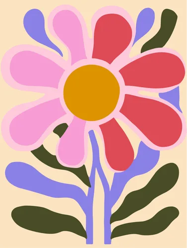 Flower Botanical No. 3 — downloadable digital art print