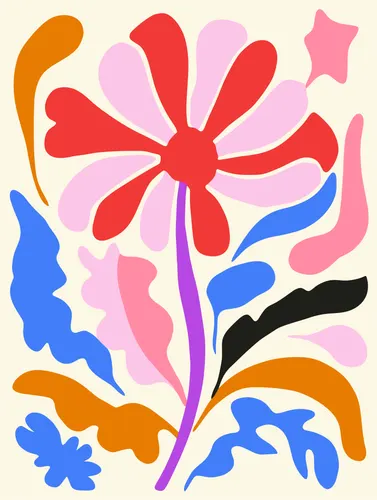 Flower Botanical No. 302 — downloadable digital art print