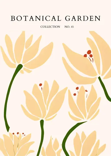 Flower Botanical No. 485 — downloadable digital art print
