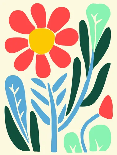 Flower Botanical No. 63 — downloadable digital art print