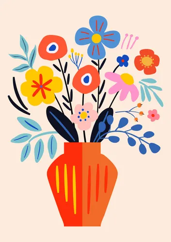 Flower Botanical No. 419 — downloadable digital art print