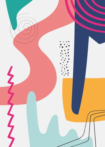 Boho Abstract No. 51 — downloadable digital art print