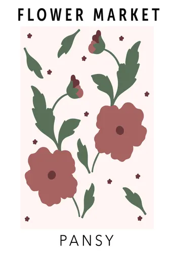 Flower Botanical No. 102 — downloadable digital art print