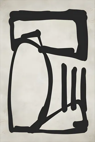 Modern Monochrome No. 20 — downloadable digital art print