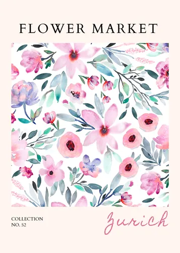 Flower Botanical No. 498 — downloadable digital art print