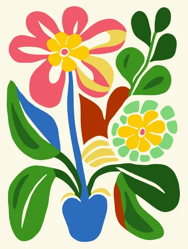Flower Botanical No. 440 — downloadable digital art print