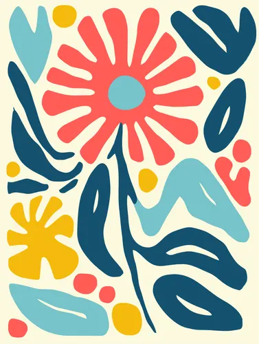 Flower Botanical No. 442 — downloadable digital art print