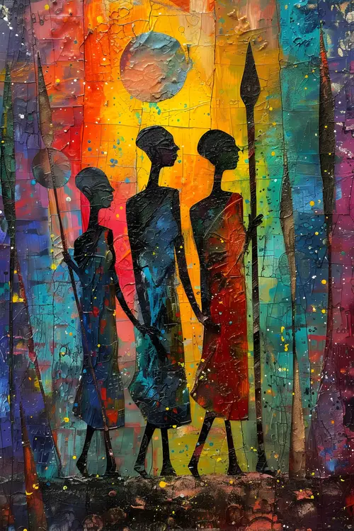 African & Juneteenth No. 17 — downloadable digital art print