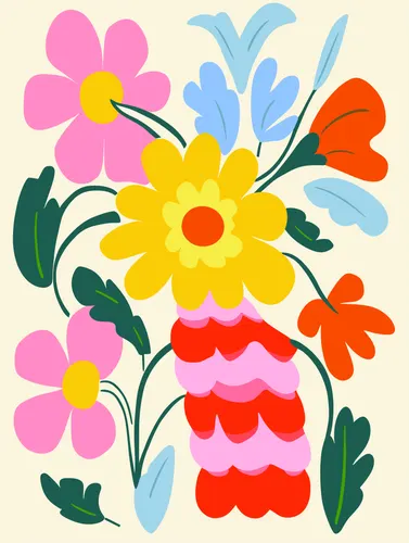 Flower Botanical No. 88 — downloadable digital art print