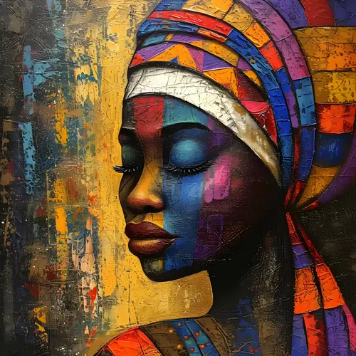 African & Juneteenth No. 02 — downloadable digital art print