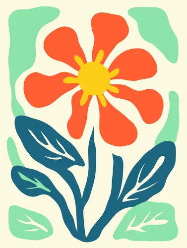 Flower Botanical No. 293 — downloadable digital art print